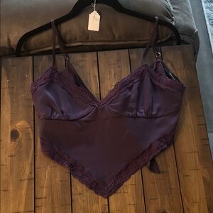 Forever 21 Purple Satin Chemise